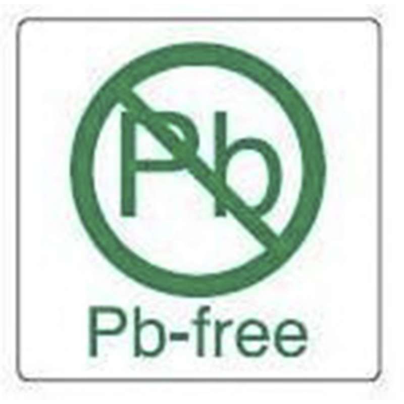 PB FREE-BOARD LBL 1K/RL .25in x .25in TT403 WHITE